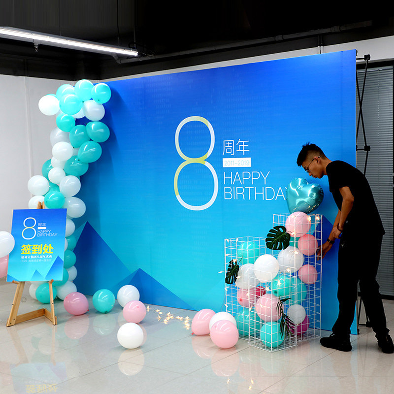 拉网式展架广告展示架签到墙折叠舞台背景墙喷绘海报布签名墙架子,商业/办公家具,X展架/易拉宝,淘宝优惠券,粉丝福利购,淘宝优惠卷