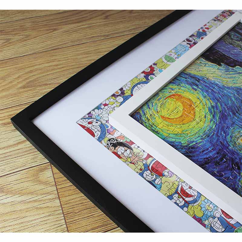 定制实木拼图相框1000片框块0片0寸75xx一千块裱框