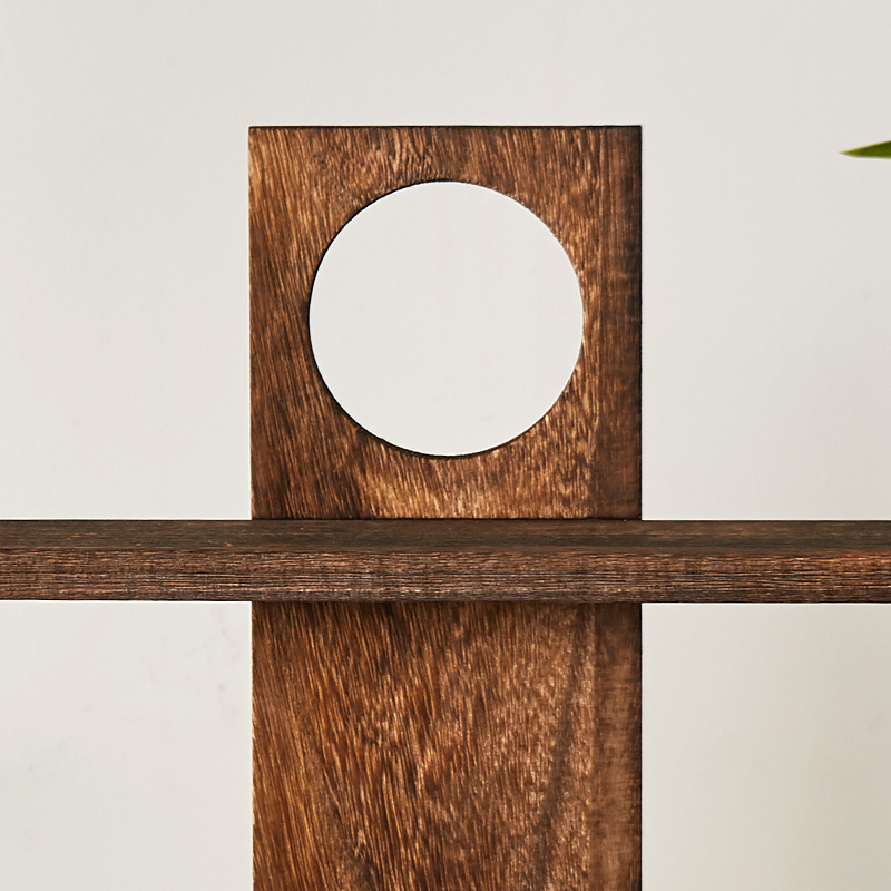 博古架实木中式现代茶具茶架紫砂壶架子多宝阁置物展示架