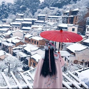 油纸伞红色结婚伞新娘伞满穿大红伞晴雨两用防雨晒古风道具汉服伞