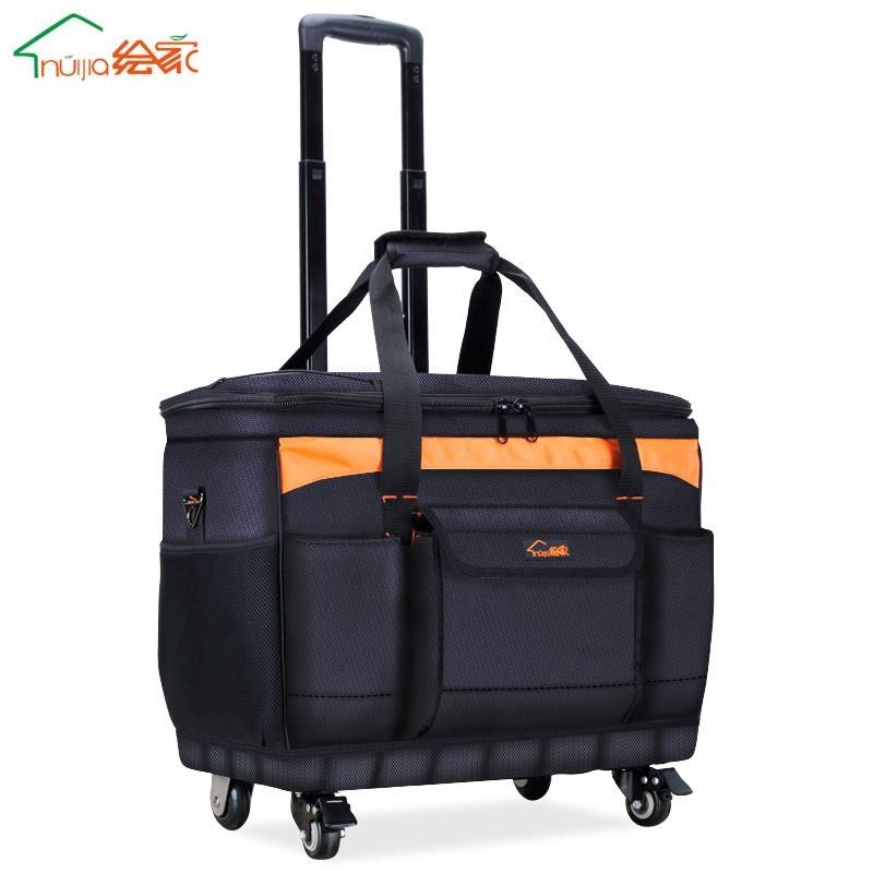 万向轮拉杆工具箱结实耐用大容量补漆拉杆工具包带轮子,五金/工具,工具包,淘宝优惠券,粉丝福利购,淘宝优惠卷