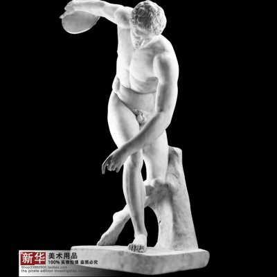 掷铁饼者石像美院石教具大型物雕塑摄影饰雕像