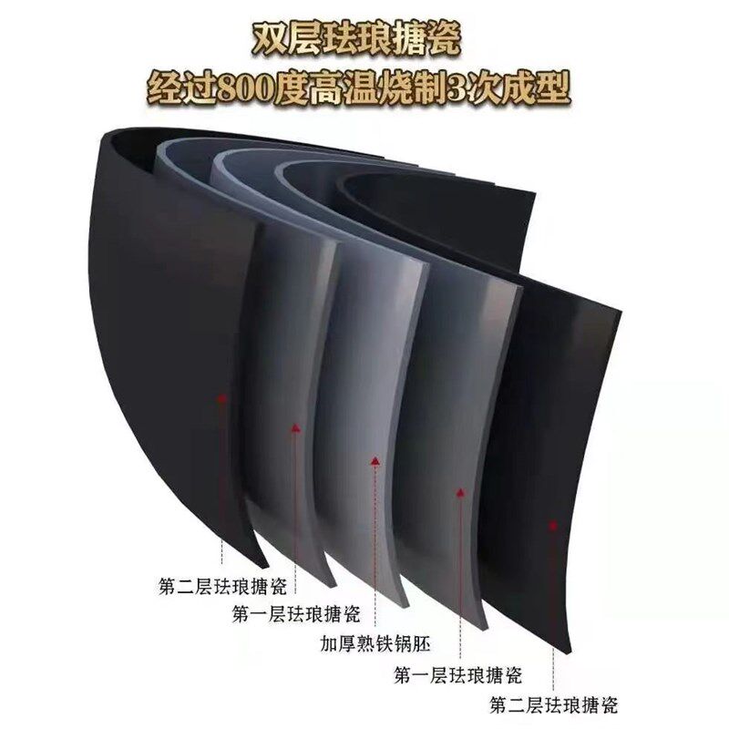 串串火锅商用麻辣烫搪瓷鸳鸯锅重庆火锅锅具电磁炉燃气通用