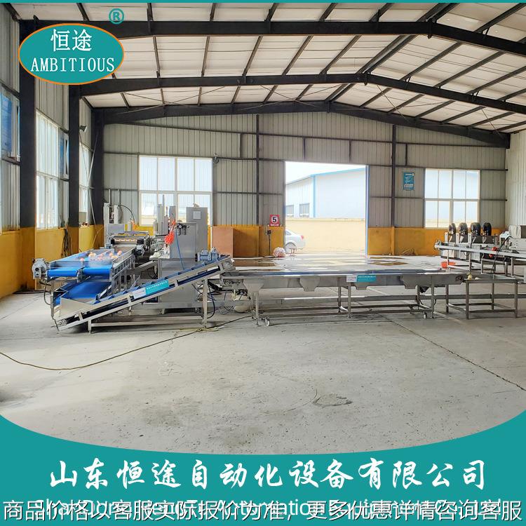 售苹果圈黄桃干加工成套机械设备 冻干苹果片清洗去核生产流水线