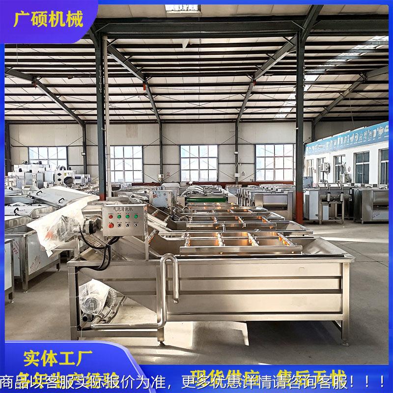 杨梅气泡清洗机机4000 鼓清泡喷淋蓝莓洗设 全自动草莓清洗备流水