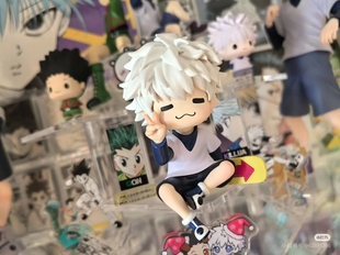 奇犽猫猫脸娃娃全职猎人手办Q版可爱生日礼物送女生机箱摆件