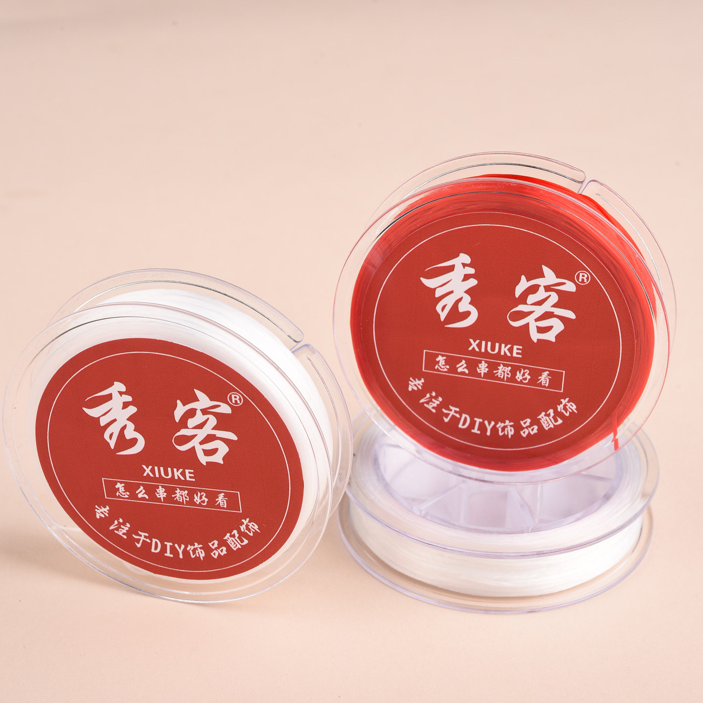 日本进口串珠子弹力线扁丝弹力绳弹力好耐磨文玩珠宝水晶珠弹力绳