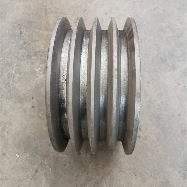 三角带皮带轮皮带盘铸铁B型变速单面四槽100-200电机马达轮厂家