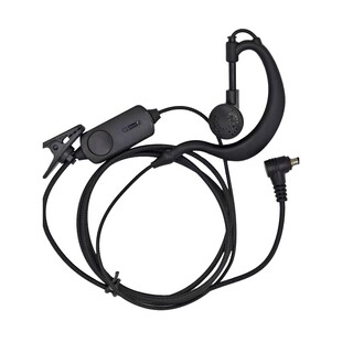 扬帆插卡领夹胸牌Typec接口对讲机耳机单孔空气导管硅胶入耳k头通