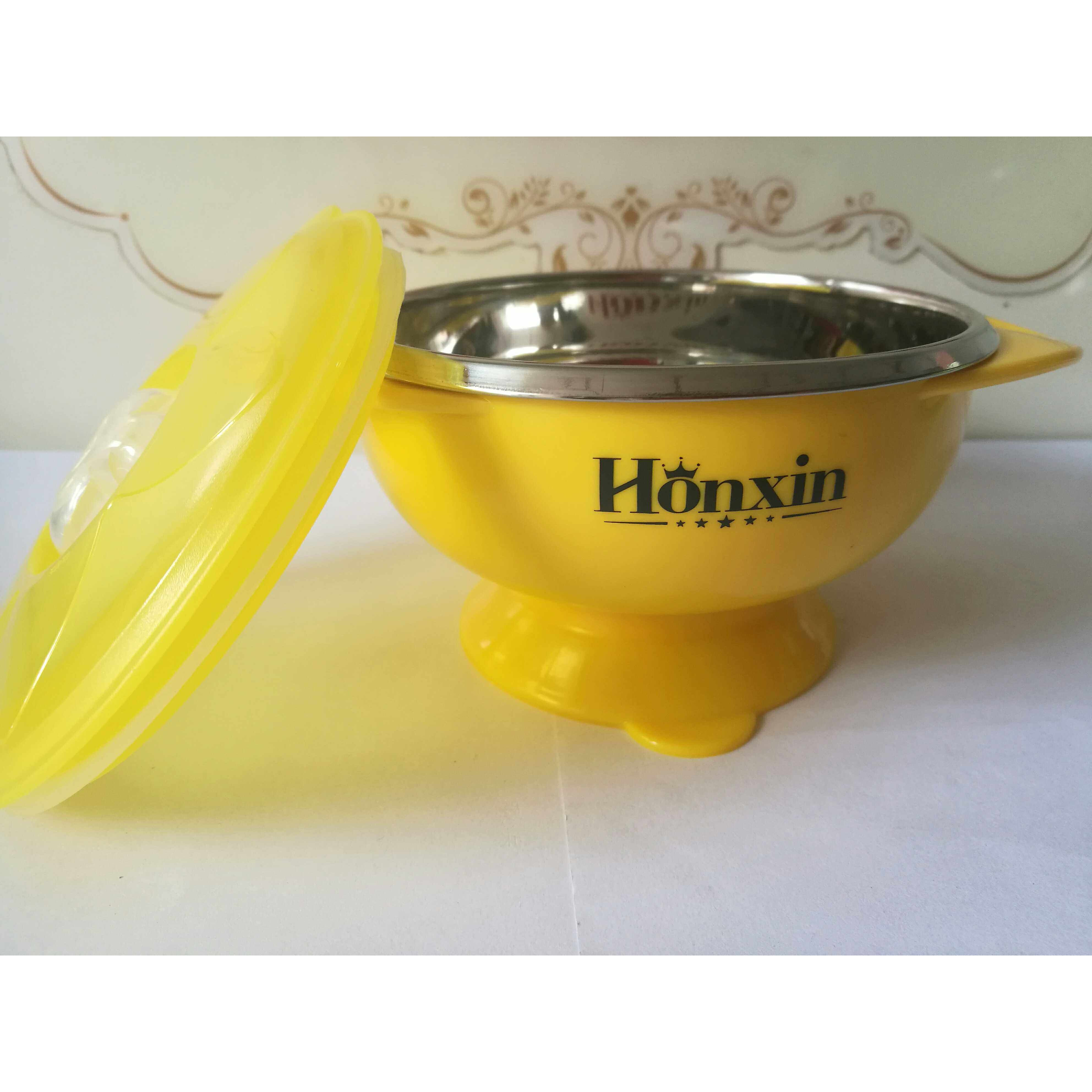 皇星e族婴儿不锈钢保温碗 儿童双层防烫碗耐摔食用级304 特价包邮