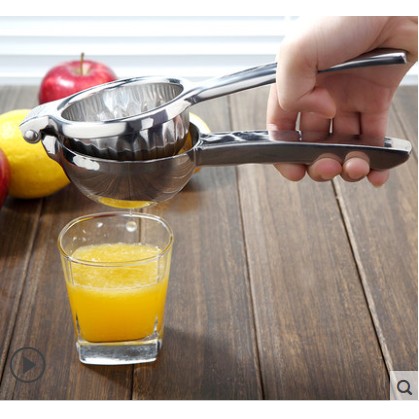 304不锈钢 柠檬夹压汁器蔬菜水果橙子土豆泥手动挤压榨汁器机