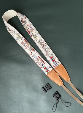 Unikstrap手作可爱卡通通用相机背带斜挎相机带Camera strap腕带