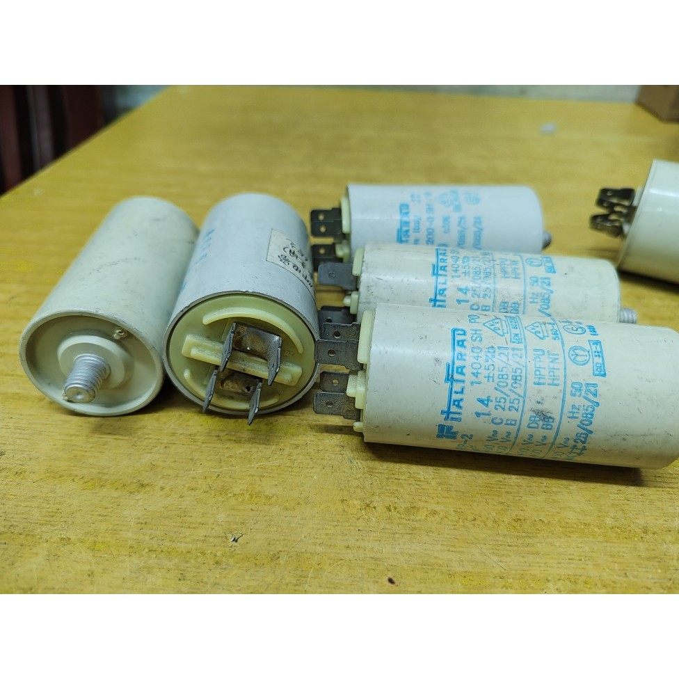 滚筒洗衣机进口电容9uF14uF20uF带螺丝尾