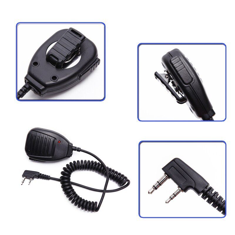 对讲机扩音器原装专用手咪线喊话器话筒通用德顺福星讯心达好利通