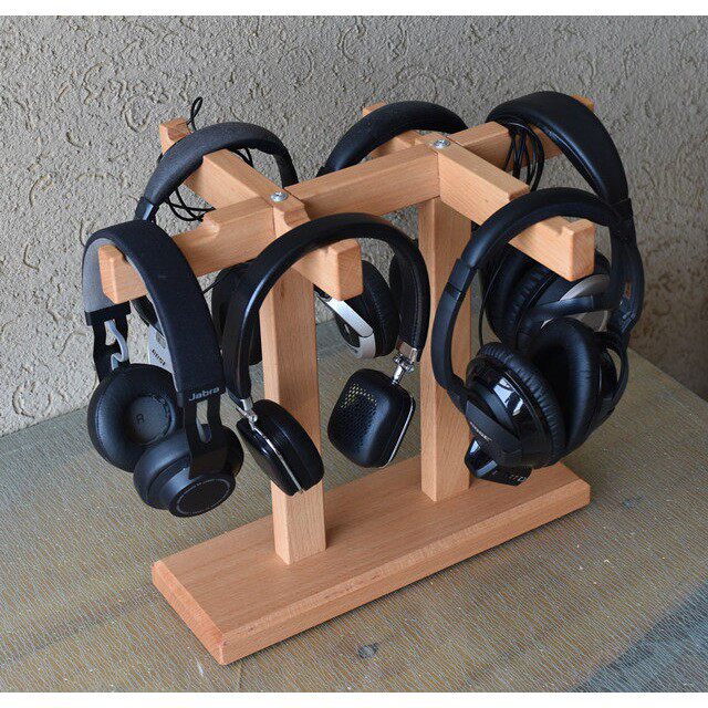 大型实用型头戴式耳机销售展示架6耳机展示架
