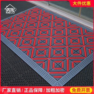 商用门口防滑地垫进门脚垫门店室外迎宾地毯家用门前拼接入户门垫