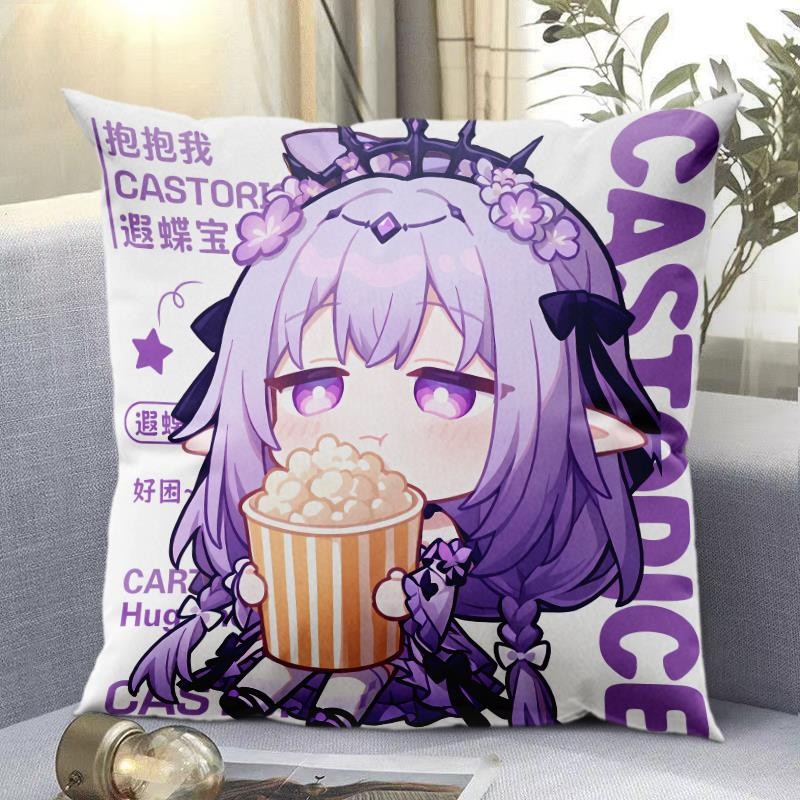 Q版超软遐蝶抱枕靠枕星铁崩铁周边绝美床头办公靠垫同人个性礼物1