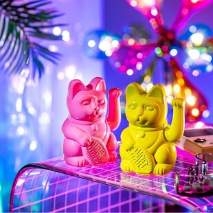 德国DONKEY招财猫摆件自动摇手家居客厅家用玄关装饰店铺陈列摆设