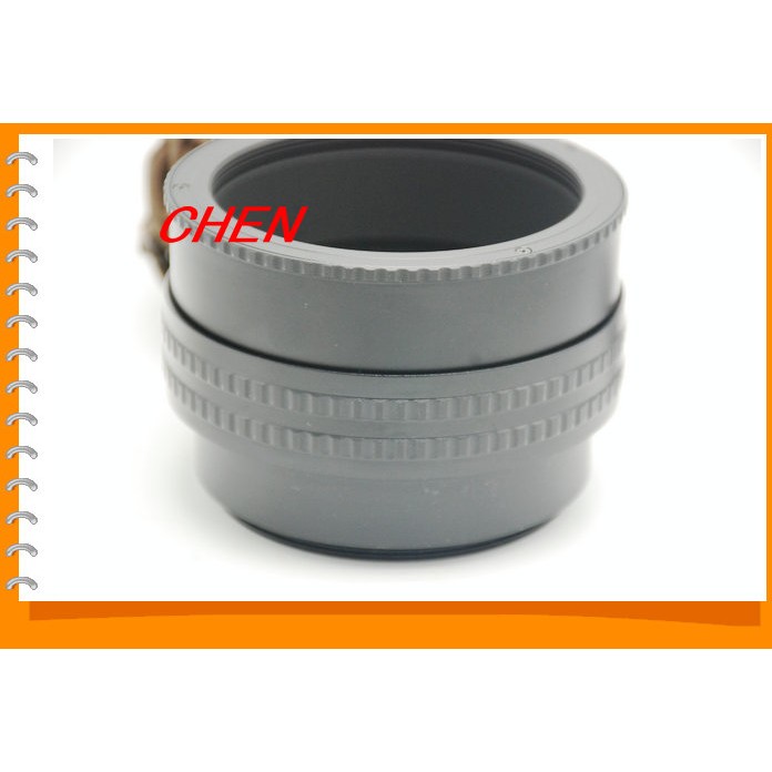 铜芯油润 多头螺纹电影头改口 M65-M65 25-55mm 调焦筒 转接环