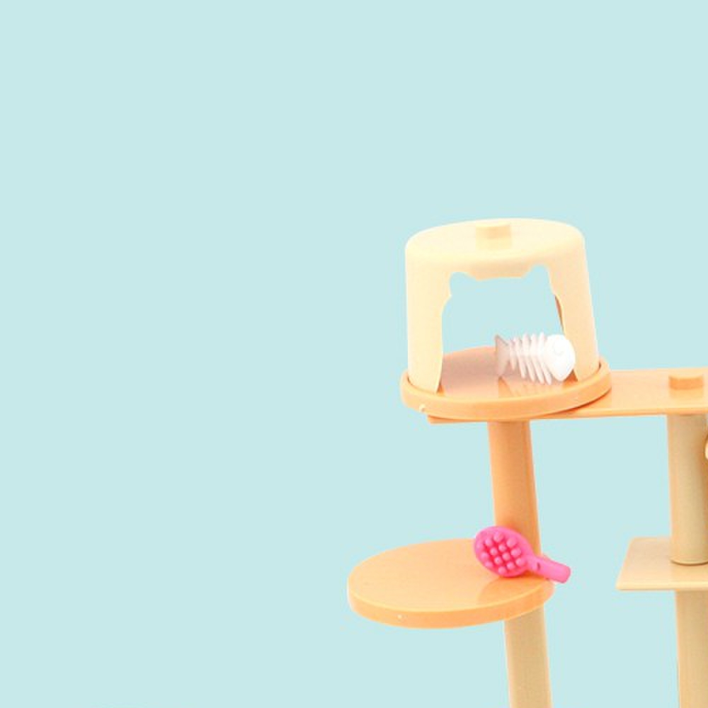 儿童过家家迷你家具厨房小屋女孩玩具2025新款6一13岁猫咪手工diy