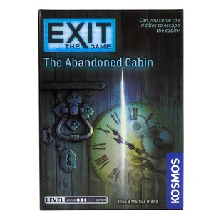 Exit: The Abandoned Cabin 全英文家庭亲子游戏密室逃生体验桌游