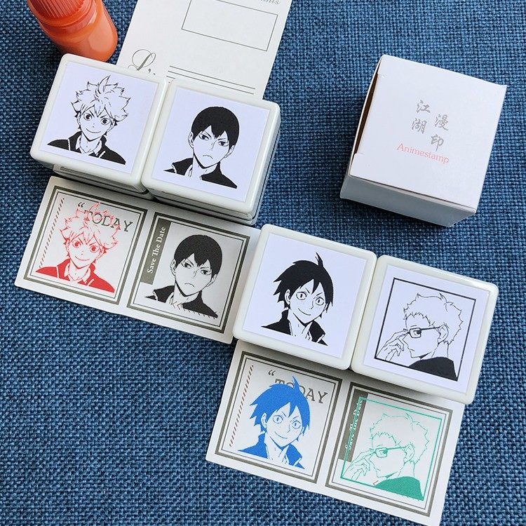 排球少年周边乌野高中日向翔阳影山飞雄月岛萤西谷夕印章礼物礼品