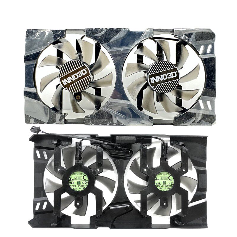 映众GTX1050TI黑金至尊显卡风扇直径7.5风扇带壳款全新原装静音