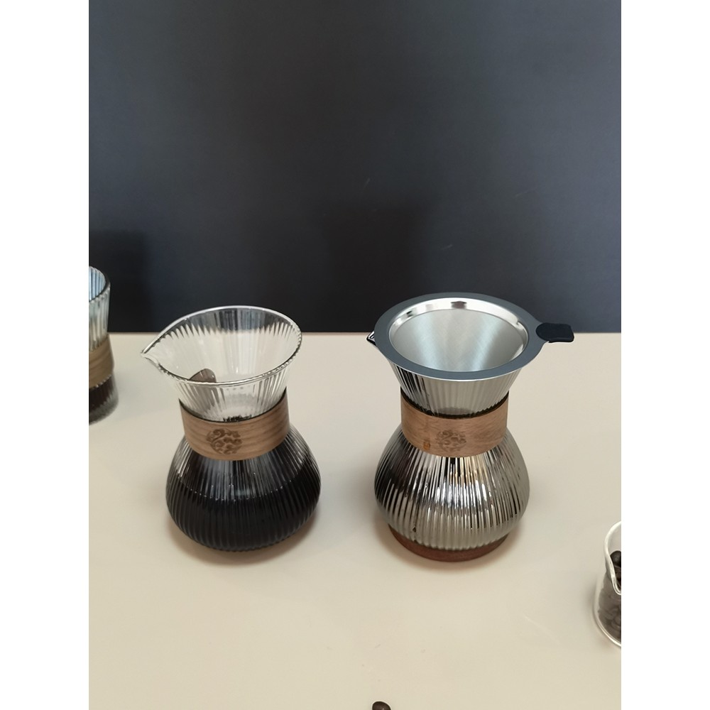 咖啡分享壶玻璃手冲咖啡壶套装过滤器漏斗滤杯器具家用挂耳咖啡杯