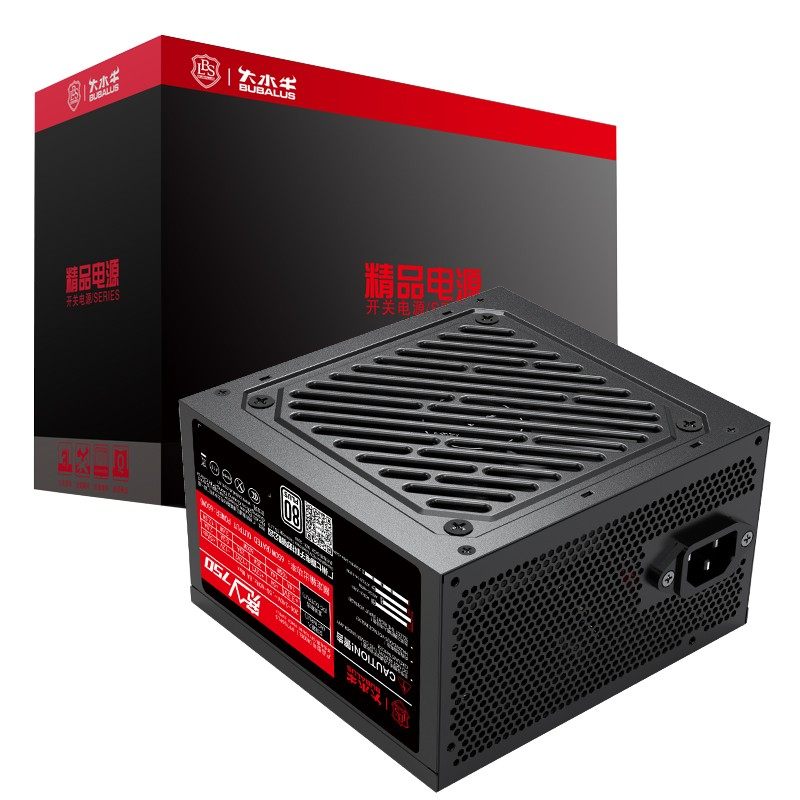大水牛300W/400W/500W/650W台式机电脑电源宽幅静音背线主机箱ATX
