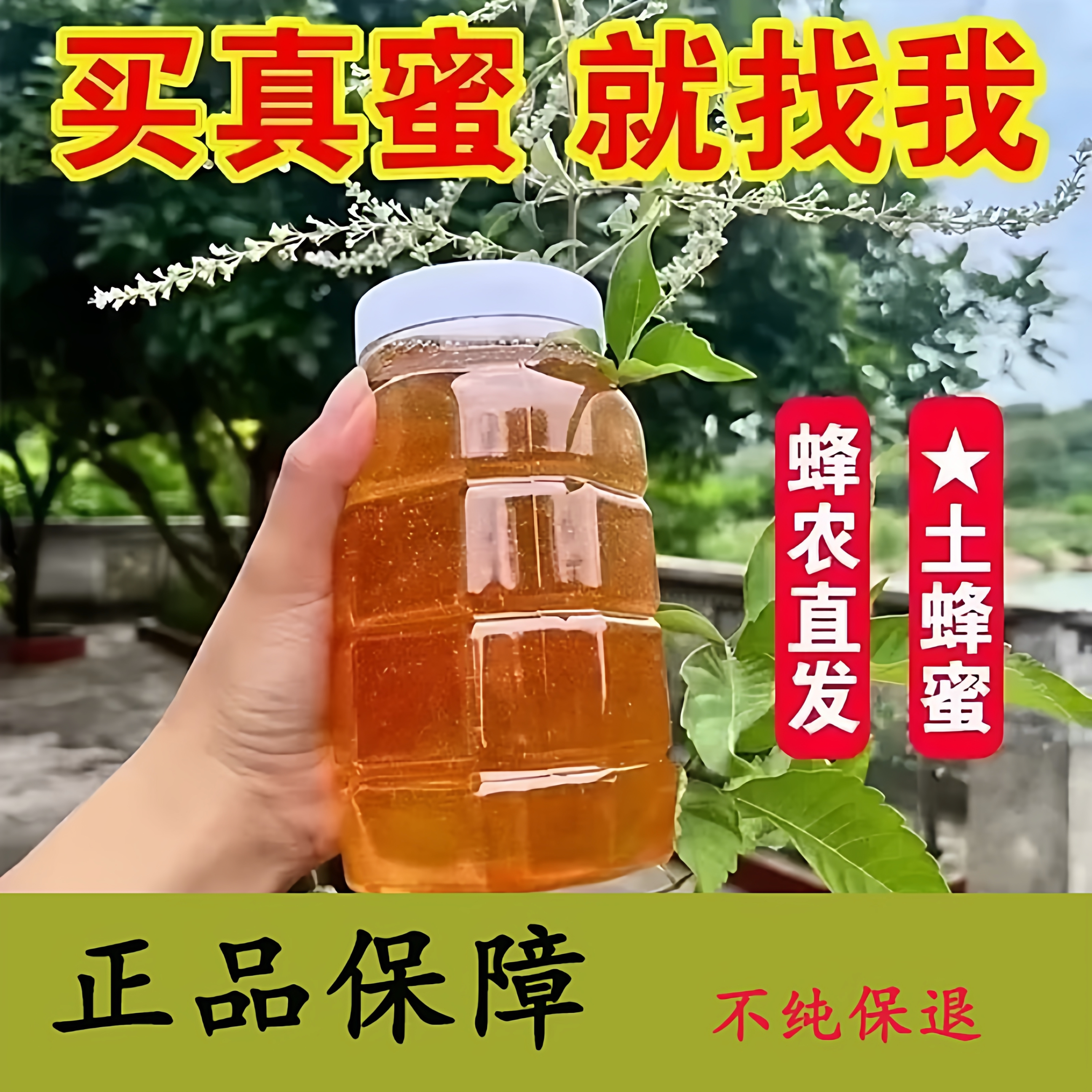 蜂蜜纯正天然野生农家自产足斤装