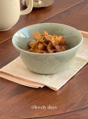 lovely days ins嫩绿色亮釉窑变渐变纹理陶瓷釉下彩酸奶碗小食碗