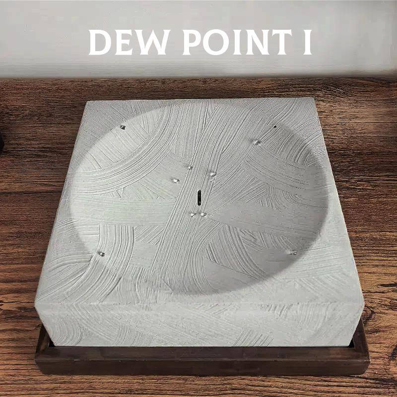 露滴水点莉莉克拉克水景雕塑水滴摆件四水归堂艺术装置作品流水