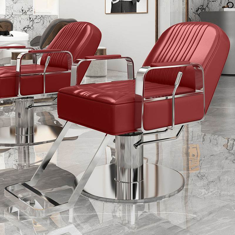 网红可放倒理发店椅子网红美发椅发廊专用剪发椅升降高档烫染座椅