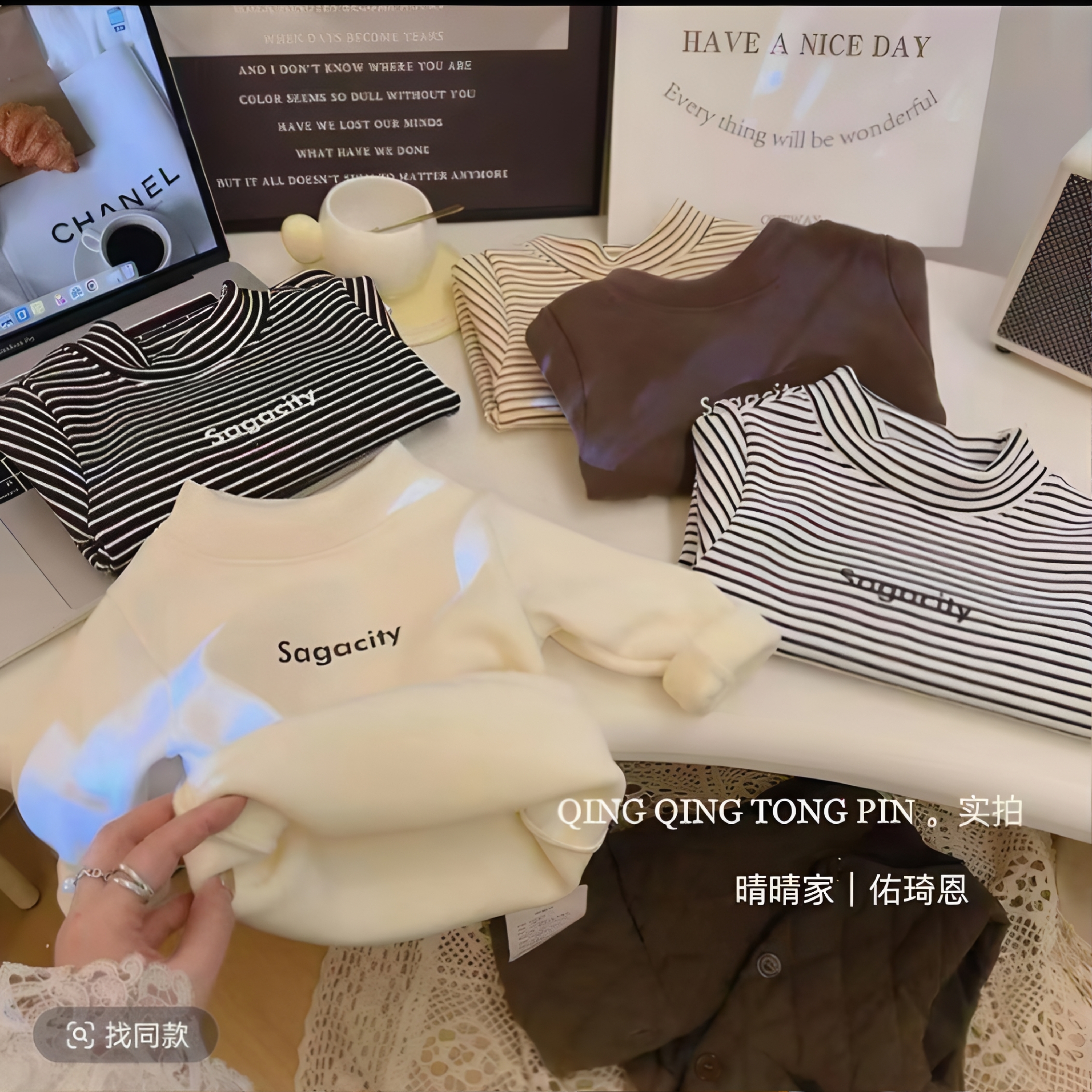 儿童加绒打底棉裤秋冬季a类衣服任选两件
