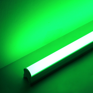 绿色led灯管 绿光线条灯条吊顶灯棒日光灯荧光灯补光霓虹氛围