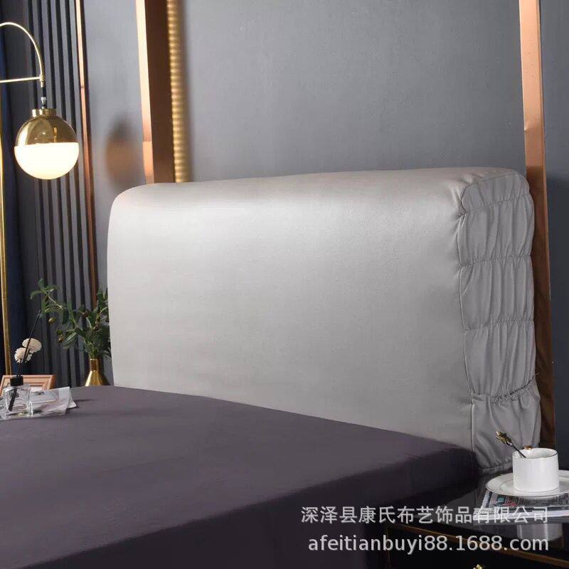 免洗皮质床罩布艺皮床加厚床保护