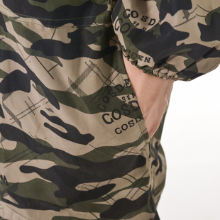 防尘工作服连体带帽迷彩工作服防水连体工装喷漆防护服养殖搬运服