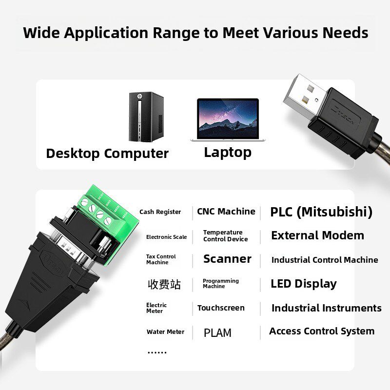Dite Iot72 U到5串行线D9in Com通信转换器M波特速率高速传输5工