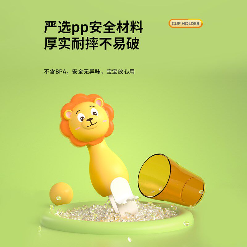 儿童牙刷沥水杯倒立吸壁挂式免打沥干宝宝漱口杯