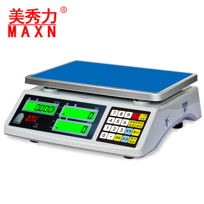 美秀力电子秤商用精准计数秤kg精密台秤工业g高精度计价称克