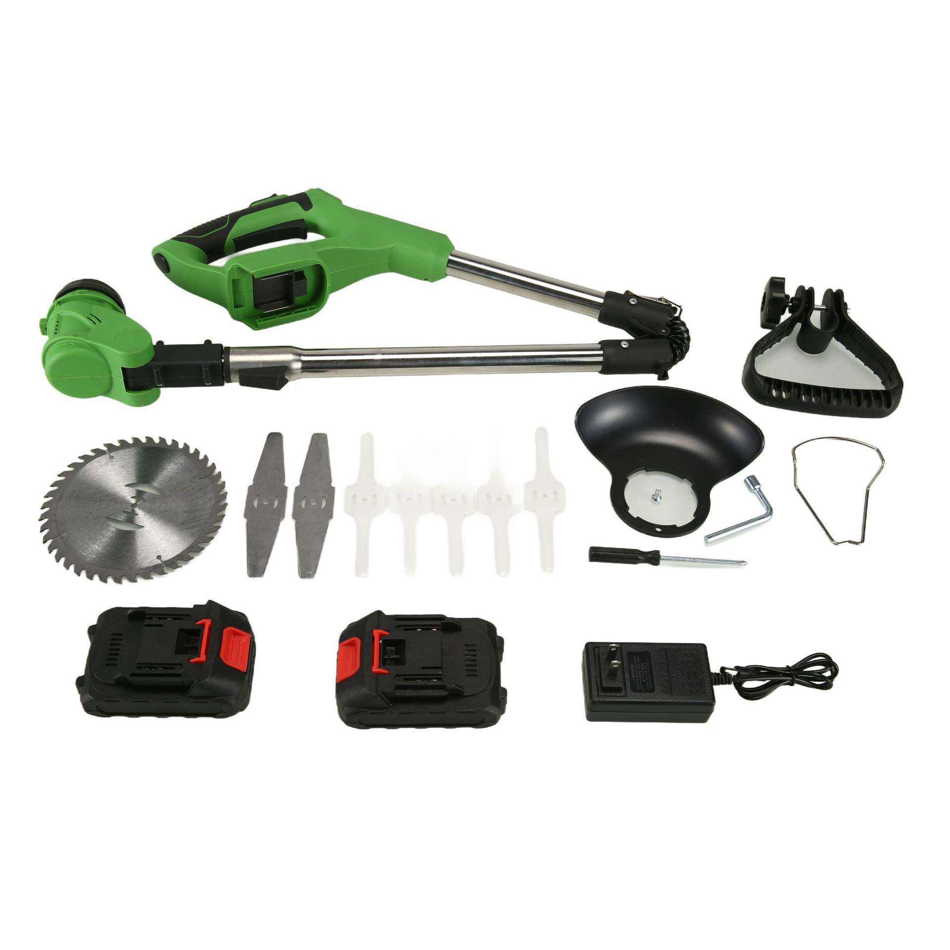 电动割草机套装小型家用除锄草机充电式草坪修剪机农用锂电打草机