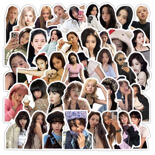 1055张BLACKPINK贴纸合集Lisa金智秀朴彩英金珍妮韩国女团明星周边ins风照片行李箱手机水杯笔记本防水贴画