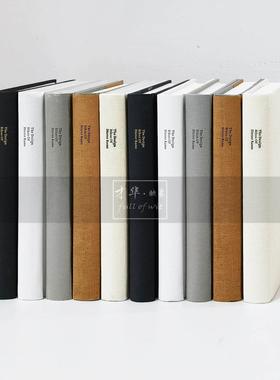 布面质感装饰真书样板间酒店会所软装书籍摆件复古拍照摄影道具