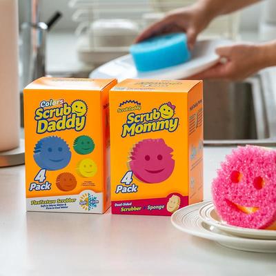 美国ScrubDaddy经典魔力擦厨房去污擦锅洗碗海绵清洁擦吸水笑脸擦