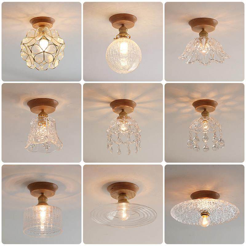 烁阳日式阳台灯实木底座走廊过道北欧玄关小房间榻榻米入户小灯具,家装灯饰光源,厨卫/阳台/玄关/过道吸顶灯,淘宝优惠券,粉丝福利购,淘宝优惠卷