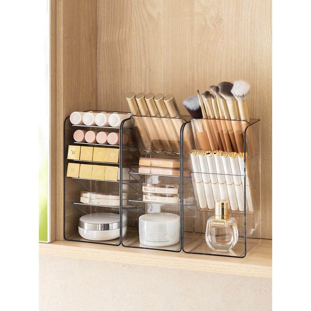 懒地镜柜收纳盒卫生间浴室口红收纳架子桌面护肤品化妆品置物架,收纳整理,镜柜收纳盒,淘宝优惠券,粉丝福利购,淘宝优惠卷