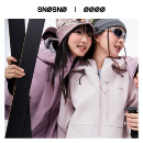 SNOSNO滑雪服外套男女同款硬壳防水防风轻量透气滑雪场户外冬季
