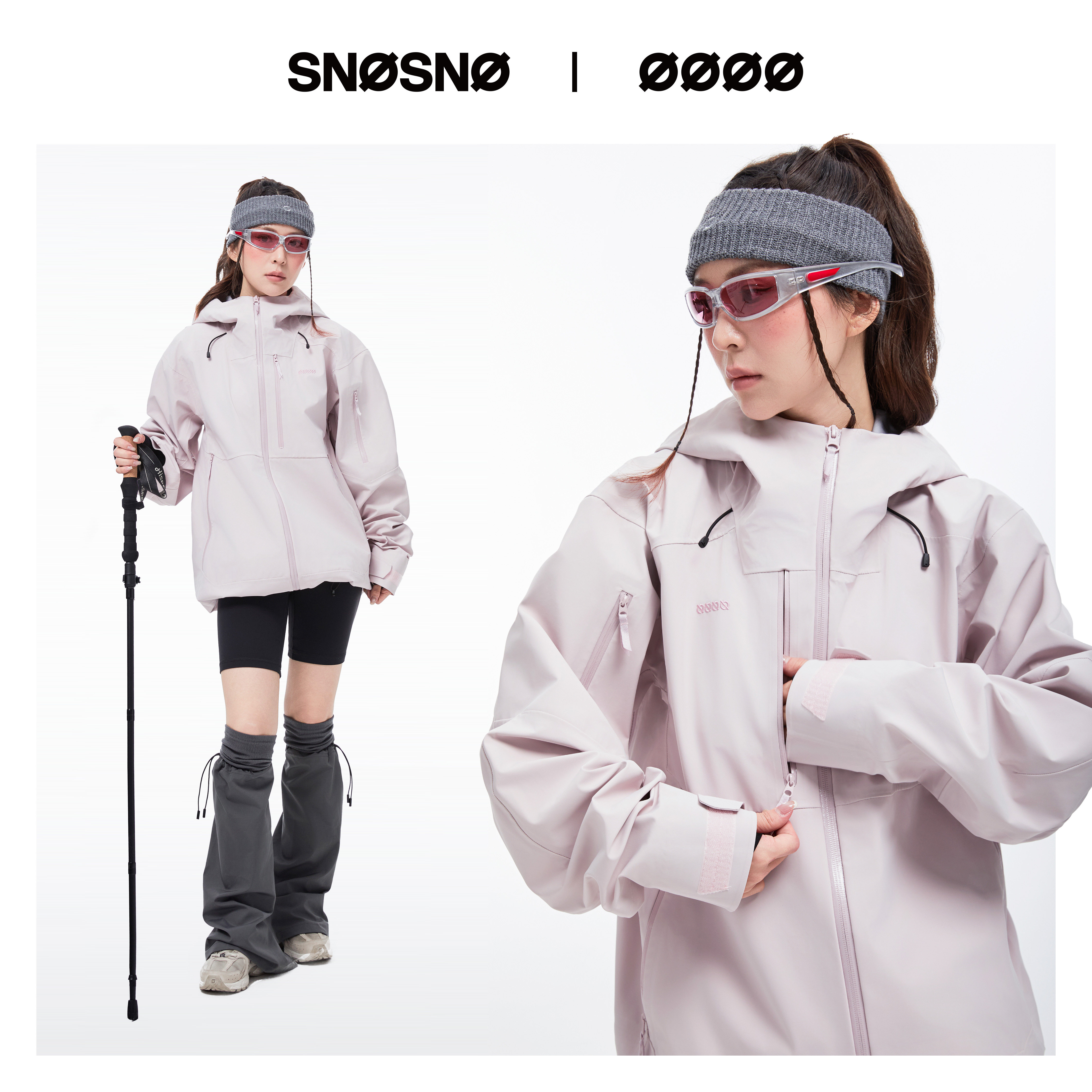 SNOSNO滑雪服外套硬壳防水防风