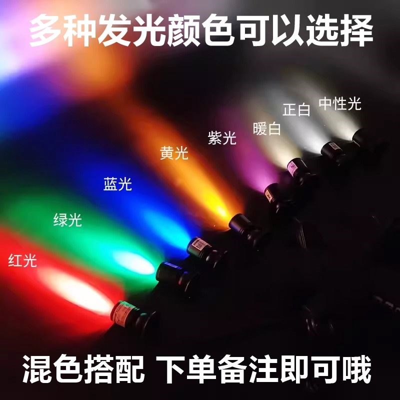 1w迷你小射灯led珠宝展示柜台酒柜手办模型明装聚光灯3瓦餐厅卧室