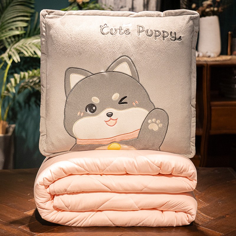 抱枕被子两用折叠毯子二合一办公室车载睡觉汽车靠枕车用午睡枕头